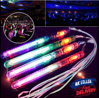 Rainbow Sticks Party Atmosphere Colorful Sticks Glow Sticks Flashing Sticks Party Glowing Led Lights