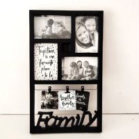 【hot】ↂ❀  45x28cm Wall Photo Frames Durable Hollow Picture Frame Hanging Holder Display