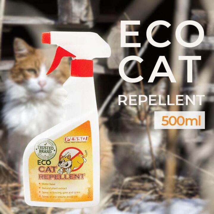 Kleenso Pesso Eco Cat Repellent (500ml) Halau Kucing Spray Repel Cats
