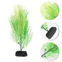 OULII เทียม Hornwort พิพิธภัณฑ์สัตว์น้ำ Hornwort ตกแต่งตู้ปลาพืชในการตกแต่ง