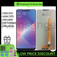 Kingsange จอ LCD ขนาด6.2นิ้วของแท้สำหรับ A5 Oppo (AX5) อะไหล่ CPH1803 LCD CPH1809/Oppo A3s ชุดประกอบดิจิไทเซอร์จอแสดงผลหน้าจอสัมผัสหน้าจอ LCD สำหรับ A5 OPPO/A3S Lcd