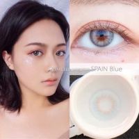 Spainish Blue / Spanish Blue มินิ สีฟ้า สายฝอ สายเกา Lollipop ค่าอมน้ำ38% Dia14.5 Contact Lens Mini คอนแทคเลนส์ แฟชั่น