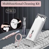 ✶✟  7-in-1 Computer Keyboard Cleaner Brush Kit Multifunctional Cleaning Pen Electronic Product Cleaning Kit Keycap Puller Tools