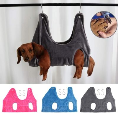 Pet Grooming Hammock Helper for Cutting Nails and Drying Hair Dog Trimming Bathing Restraint Bag for Puppy Cat Kitty Claw Care Beds