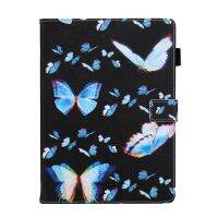 for IPAD PRO 11/IPAD AIR4 10.9 Protective Cover Flip Cover with Card Slot Bracket Leather Protective Shell Butterfly