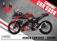 สติ๊กเกอร์ Honda CBR 500R - ลาย Shark ปี 2016-2023