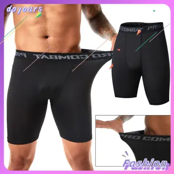 Men Bodybuilding Shorts Fitness Workout Inseam Gym Knickers