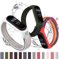 Nylon Strap For xiaomi mi band 6 7 Bracelet watchband pulsera correa Strap Miband Bracelet Wristband Sport loop Mi band 5 4 3 Straps