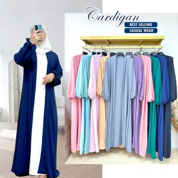 Cardigan clearance muslimah online