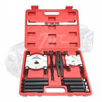 ชุดตัวแยกแบริ่ง 12PC Mechanical Double Disc Pull Type Disc Puller Chuck Pull Code Gearbox Outer Bearing Remover Tool Kit ชุดตัวแยกแบริ่งปลอมแปลงตัวดึงแบริ่งด้านนอกตัวแยกแบริ่งดิสก์คู่ซ่อมรถยนต์อุปกรณ์ถอดแบริ่งดึง