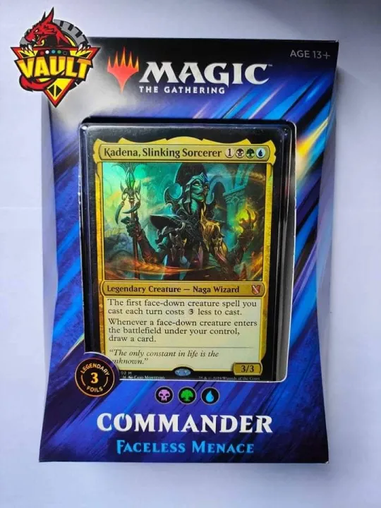 Faceless Menace Commander 2019 Preconstructed EDH Deck Magic the ...