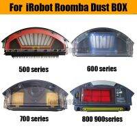 กล่องฝุ่นสำหรับ IRobot Roomba 500 600 700 800 900ชุดอะไหล่ทดแทนเครื่องดูดฝุ่นทำความสะอาดตัวกรองชิ้นส่วนเครื่องดูดฝุ่นอุปกรณ์หุ่นยนต์