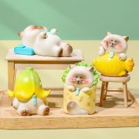 [Toy City] การ์ตูนทำงาน Meow ตาบอดกล่องญี่ปุ่นแมวตุ๊กตาเรซิ่น Kawaii ของเล่นน่ารักแฟชั่นเครื่องประดับสก์ท็อปรุ่นสาวของขวัญวันเกิด