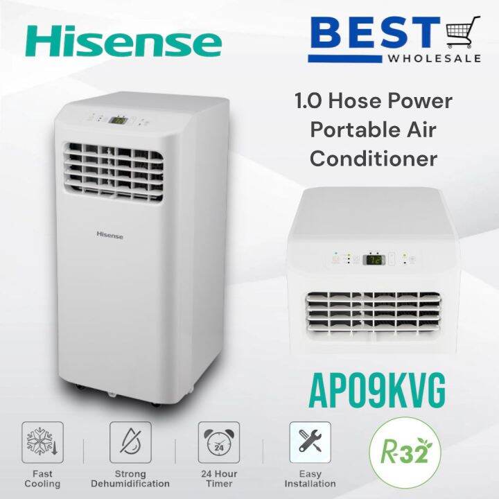 Hisense Portable Air Conditioner 便携式空调 (1.0HP / R32) AP09KVG Lazada