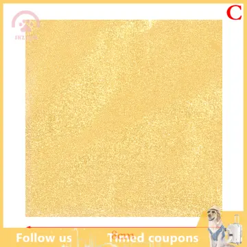 200pcs Aluminium Foil Paper Gold Foil Paper Wrapping Paper Gift Package Orange Peel for Packaging Chocolate (Golden), Multicolor