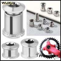 WUXU 5 Pair DIY ข้อเหวี่ยง คงที่ สำหรับ chainwheel จักรยาน chainring สลักเกลียว เบรค crankset Bolt ติดตามจักรยาน