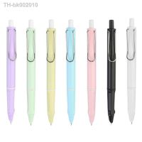 ◎☽ Fountain Pen Press Type Ink Pen Nib Converter Push Action Automatic Writing Pens Retractable Fountain Pen Office Stationery