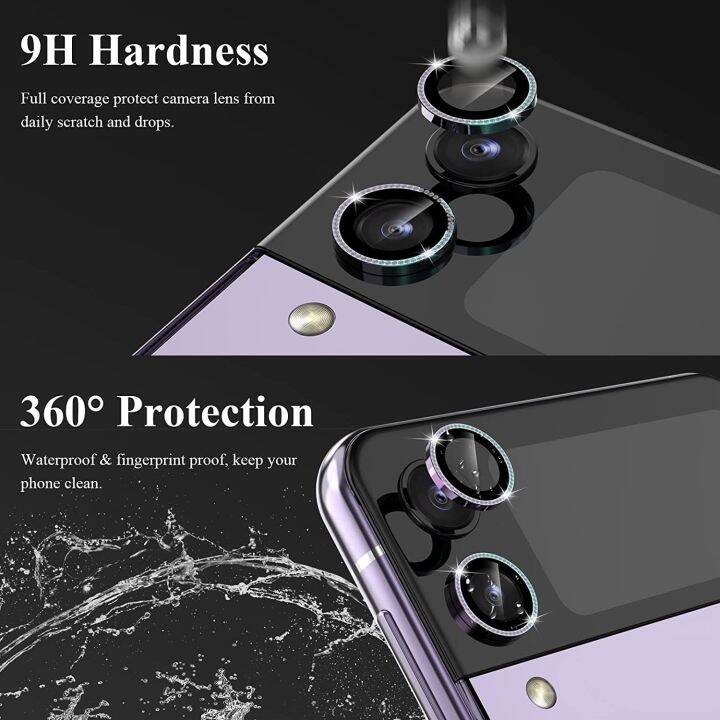 bling-diamond-alloy-camera-tempered-glass-protector-for-samsung-galaxy-z-flip-4-flip4-fold4-metal-lens-ring-film-cover-locator