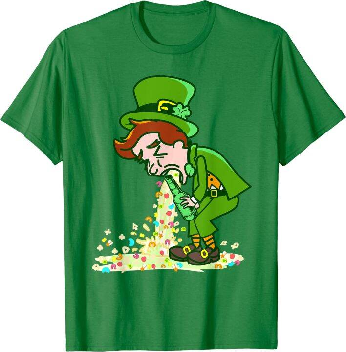 ตลก-st-patricks-day-leprechaun-shamrock-pattys-day-party-เสื้อยืด-s-5xl