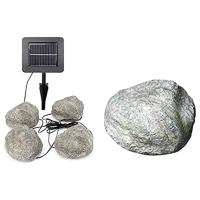 Outdoor Solar Garden Lights Simulation Stone Lamp Waterproof Landscape Night Lights for Lawn Patio Path