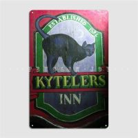 Kytelers Inn Kilkenny Ireland โลหะป้ายผับโรงรถห้องนั่งเล่นสไตล์คลาสสิคแผ่นโลหะประดับผนังโปสเตอร์ป้ายดีบุก