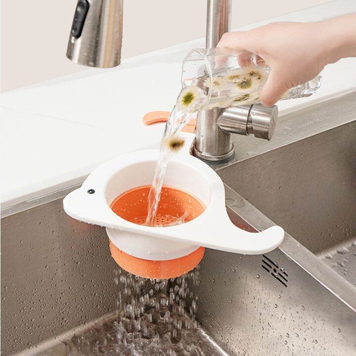 cod-sink-drain-basket-retractable-adjustable-dry-and-wet-separation-filter-leftovers-residue