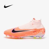 สตั๊ดหุ้มข้อ Nike Phantom GX Elite Dynamic Fit Luna FG รองเท้าฟุตบอล สีส้มใหม่ล่าสุด