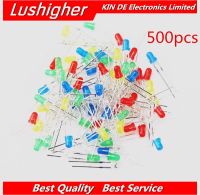 500pcs 3MM LED Diode Kit Mixed Color Red Green Yellow Blue White Each 100pcs WATTY Electronics