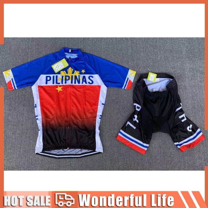 Set Jersey E Calzoncini Da Ciclismo Uomo – Maglia MTB Bike T-Shirt Manica Corta (Personalizzabile)