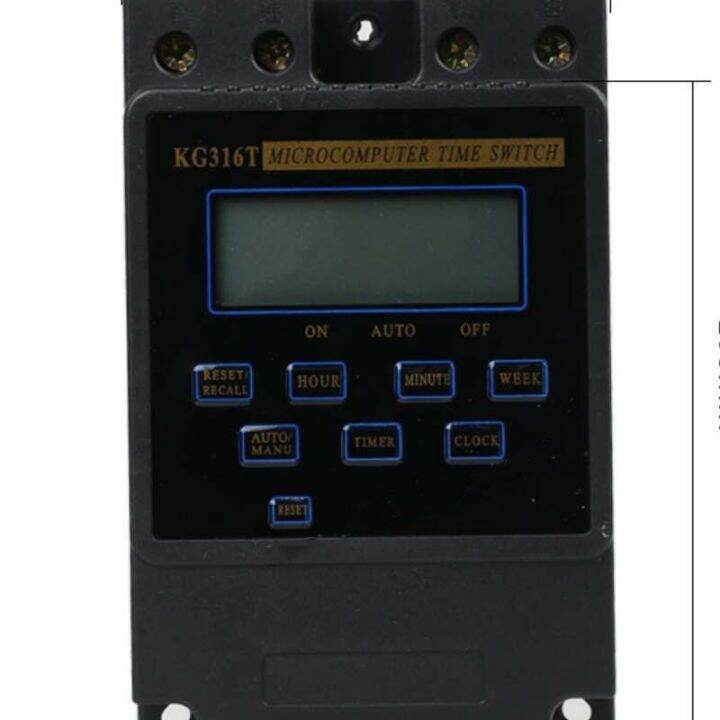 New KG316T 25A Intelligent Programmable Electronic Timer