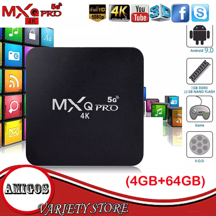 Android TV Box Android 10.1 OS Latest (4gb32gb) 4K 2.4GHz WIFI Quad