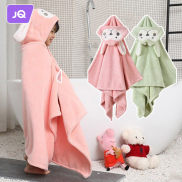 Newborn baby bath towel bathing coral fleece baby cloak hooded than cotton