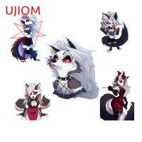 UJIOM สติ๊กเกอร์ขนยาวลายการ์ตูนสติ๊กเกอร์ติดผนังวอลล์เปเปอร์ตกแต่งห้องนอนบอสลูน่ากันน้ำดีคอลตกแต่งสำนักงานบ้าน