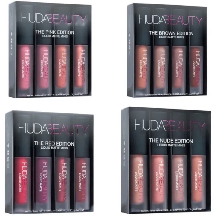 4PcsHUD Set Lipstick Liquid Mini Matte | Lazada PH