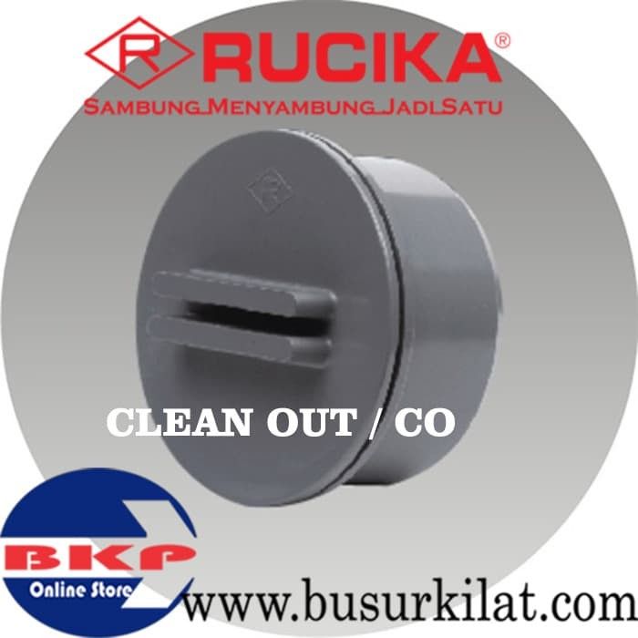 Clean Out 4 Inch Pvc Rucika Sambungan Pipa Co Rucika Lazada Indonesia 