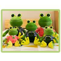 Couple Adorable Smile Froggy Plush Toy Stuffed Doll Pillow Children Kids Gift