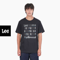 LEE เสื้อยืดแขนสั้นผู้ชาย คอลเลคชั่น Lee X Bearbrick ทรง Relaxed รุ่น LE F223MTSST03