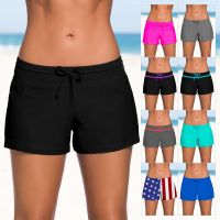 Size Womens Trunks Shorts Swimsuit Bottoms With Ladies Swimwear Pants Beachwear Large