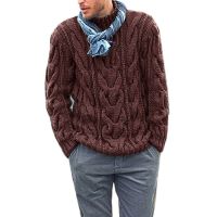 【YD】 2023 Mens Pullover Sweater Soft and coat Thick warm Hand-knitted