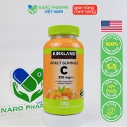 date 11 2023 Kẹo dẻo bổ sung Vitamin C Kirkland Adult Gummies C 250mg hộp