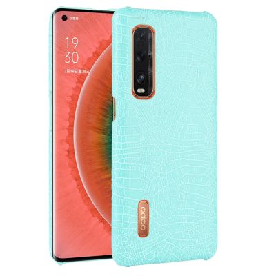 Sunsky เคส PC + PU พื้นผิวหนังจระเข้กันกระแทกสำหรับออปโป้ไฟนด์ X2 Pro