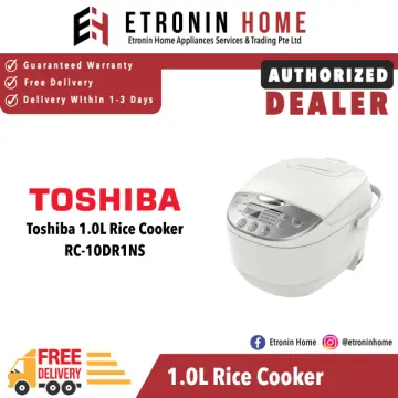 Toshiba 1.0L Digital Rice Cooker RC-10DR1NS