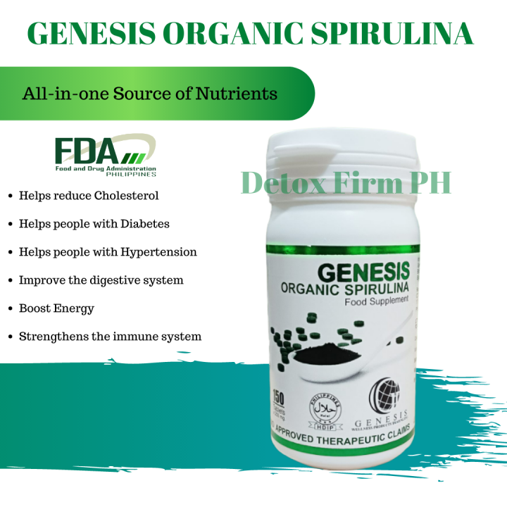 Doctors Organic Genesis Spirulina 250mg / 150 Tablets
