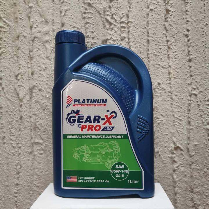 PLATINUM GEARX PRO GL5 85W140 1L (GEAR OIL) Lazada PH