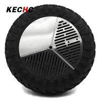 KECHc ฝาครอบล้อสำรองสแตนเลสเข้ากันได้กับ TRX4 RR10 90046 1/2รถ RC ฝาครอบยางอุปกรณ์เสริมที่อัปเกรด