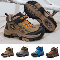 Kids Hiking Shoes Sport Shoes For Boys Teenagers Antiskid Running Shoes Walking Sneakers Mountain Climbing Footwear Basket Flats