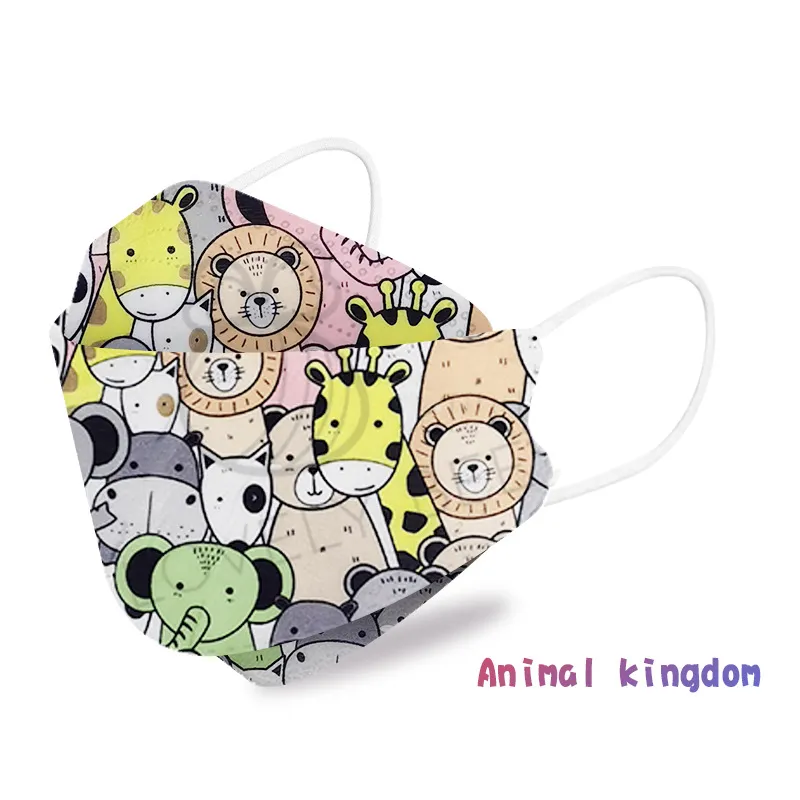 Kids] KF94 Mask 4ply 10pcs Animal Kingdom Design Pattern Cute Cartoon Ready  Stock in Msia | Lazada
