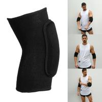 1 Pair Knee Pads Elastic Elbow Protector Fitness Sport Knitted Sponge Basketball Protection Gym Arm Sleeve Cycling Running Accessories