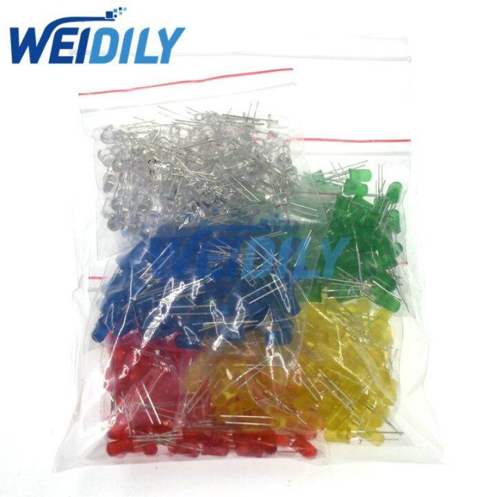 500pcs-5mm-led-diode-kit-mixed-color-red-green-yellow-blue-white-led-light-diy-kit-electrical-circuitry-parts