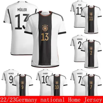 Men's Replica adidas Havertz Germany Long Sleeve Home Jersey 2022